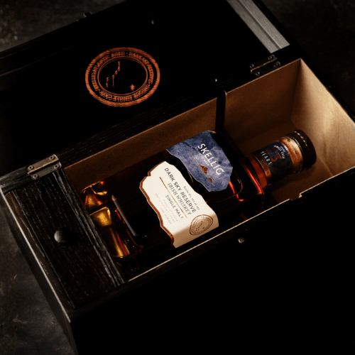 Dark Sky Reserve Irish Whiskey Bottle in presentation box